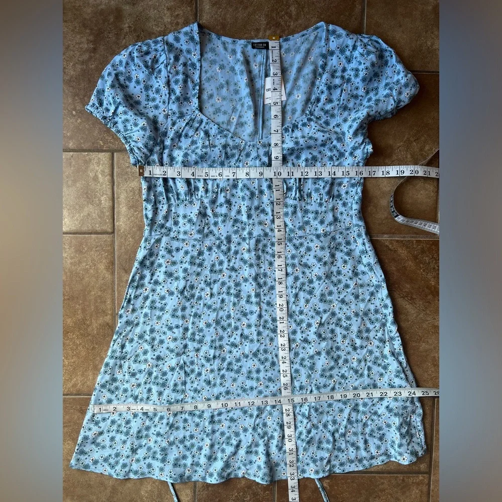 NWT Cotton on essential tie back mini tea dress - Picture 6 of 11